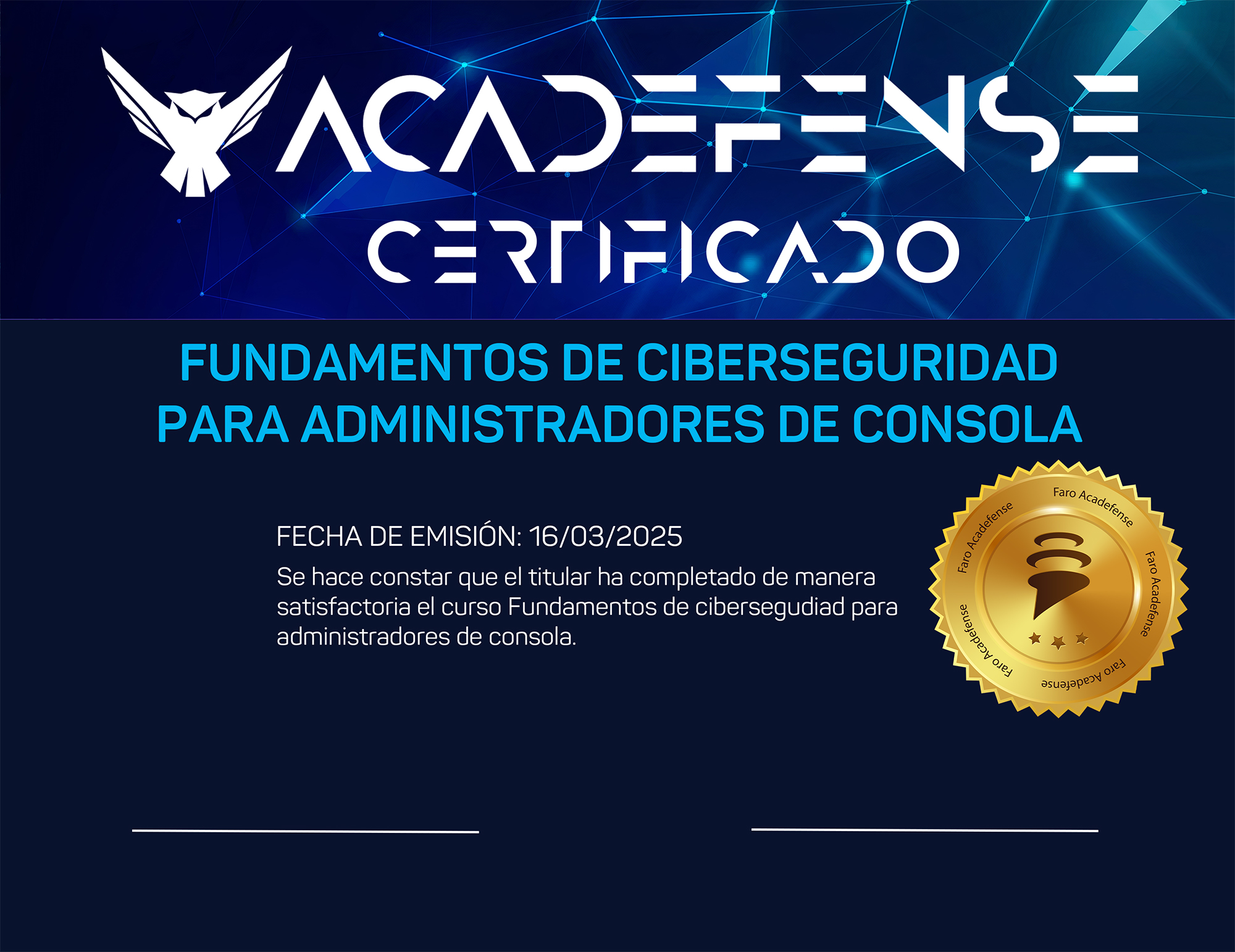 Certificado